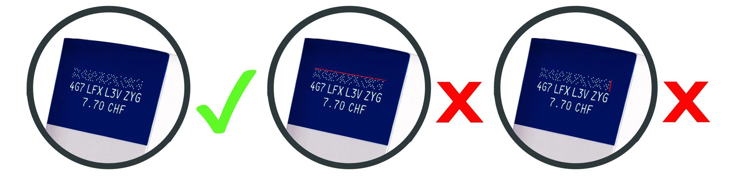 Dot Code Pass-Fail